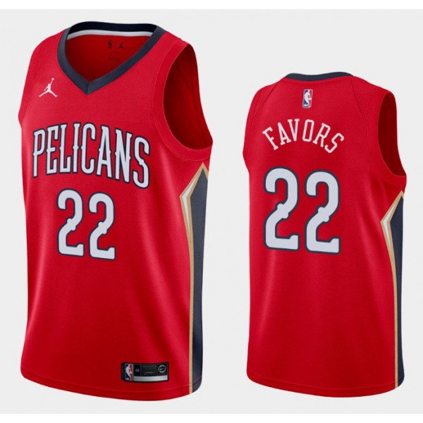 New Orleans Pelicans Trikot Derrick Favors 22 2020-2021 Jordan Brand Statement Edition Swingman - Herren New Orleans Pelicans Trikot Derrick Favors 22 2020-2021 Jordan Brand Statement Edition Swingman - Herren